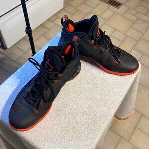 Nike Jordan Super Fly 5 Men Red Black Infrared Bred Shoes size 12